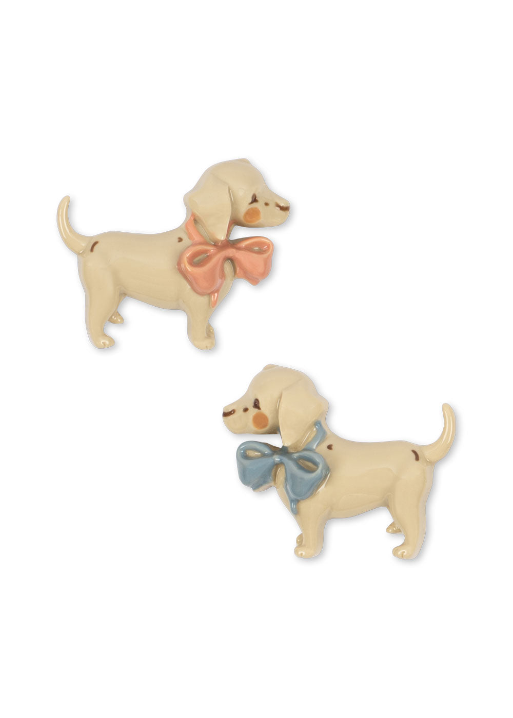 Konges Slojd 2 Pack Puppy Hair Clips Creme Brulee 2