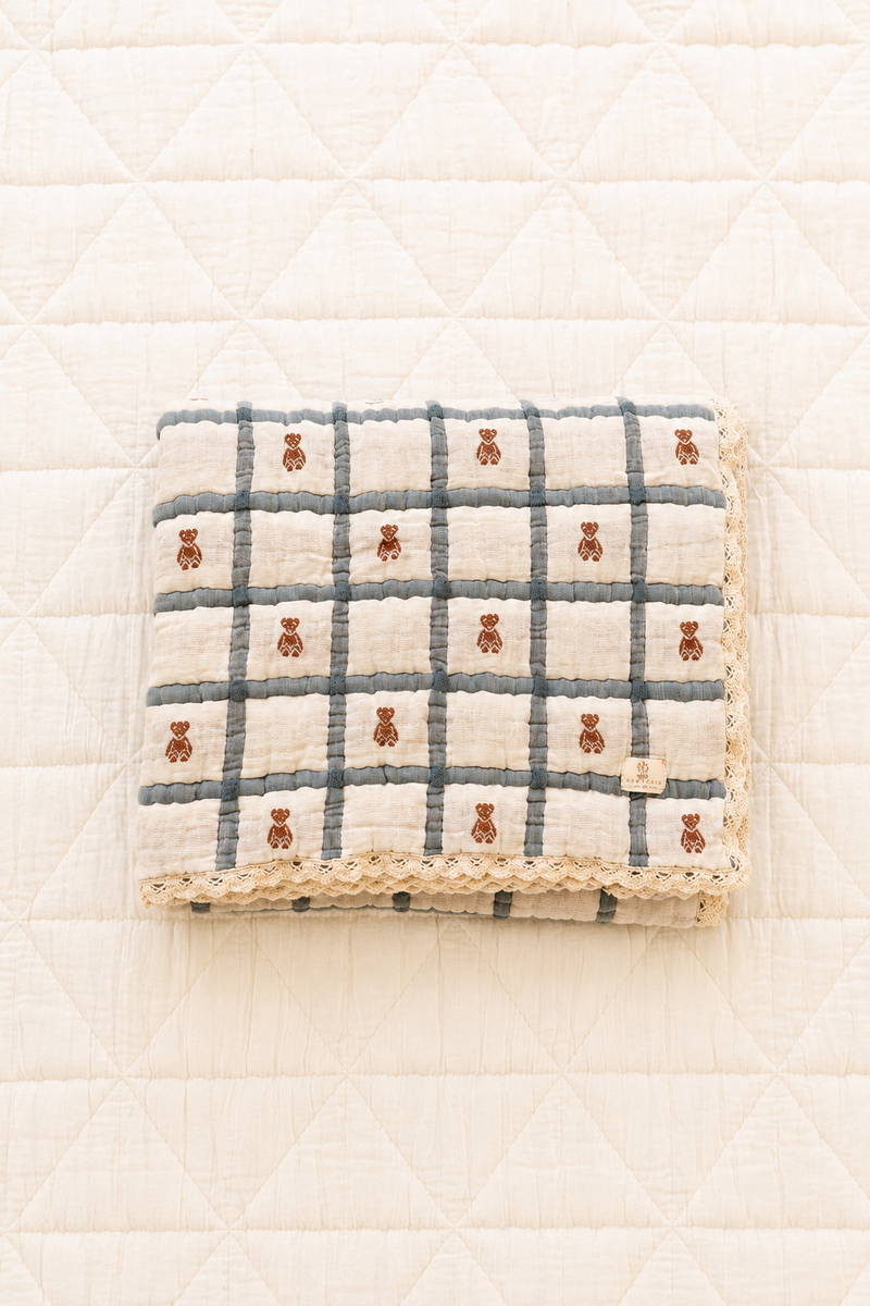 New Grain Blanket Teddy Bluebelle (Preorder for mid Sept) 1