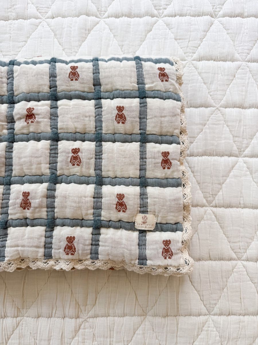 New Grain Blanket Teddy Bluebelle (Preorder for mid Sept) 3